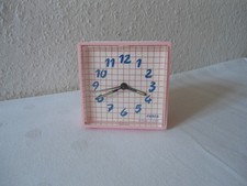seltener Ruhla   Wecker   Pink