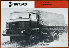 DDR-Prospekt PRITSCHE Typ IFA-W-50 LA/PVB ALLRAD VEB IFA Ludwigsf. LKW brochure