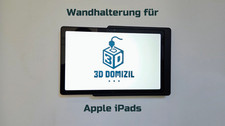Apple iPad Wandhalterung | für Kabelverlegung Unterputz oder Aufputz