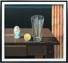 Stilleben mit Ei, Zitrone und