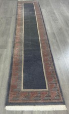 Schöner Nepal Läufer GEREINIGT Orientteppich Perserteppich  351 cm x 71 cm G0147