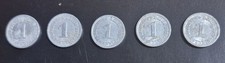 5 x 1 Pfennig Deutsches Reich