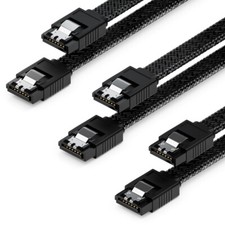 3x SATA 3 Kabel 0,6m Nylon bis