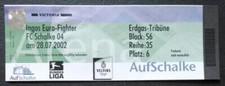 TICKET 28.07.2002 Abschiedsspiel Ingos Euro-Fighter - FC Schalke 04 # 356