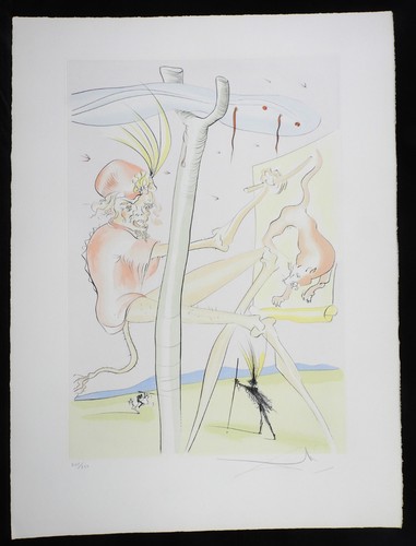 Salvador dali radierung - dali,