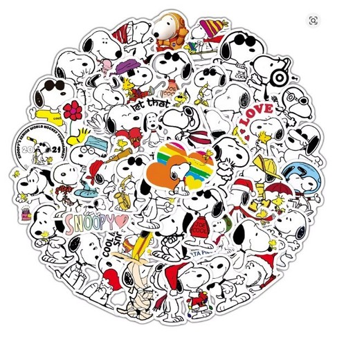 50x snoopy sticker the - snoopy,