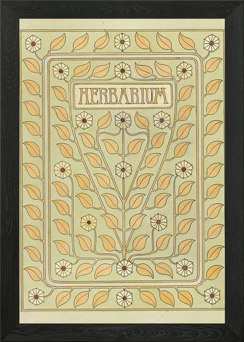 Herbarium cover art gerahmtes - herbarium,