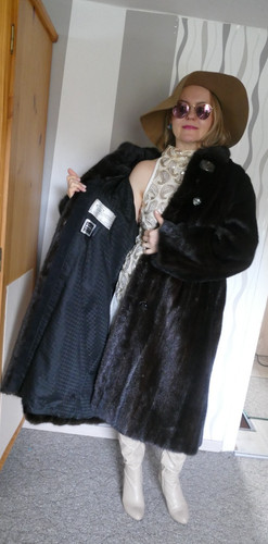 Pelz nerz jacke mantel gr - , gr-40