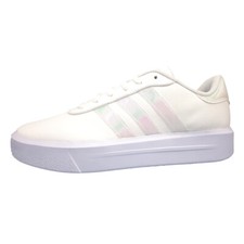 adidas Court Plattform Sportschuhe Damen Trainingsschuhe Sneaker Weiß
