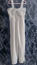 Primark Mädchen Jumpsuit Overall Gr. 152 Weiß