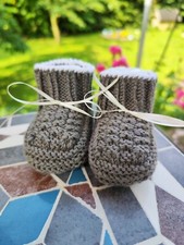 Babyschuhchen taupe - babyschuhchen,,