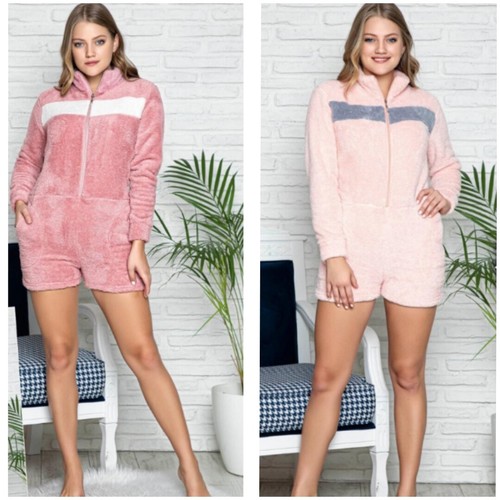Damen pyjama einteiler polar - damen,
