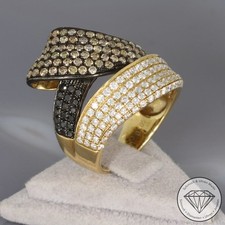 Wert 8340 € Brillant Diamant Ring 750 18 Karat Gelb Gold
