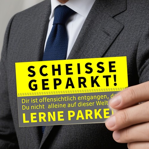Stk falschparker zettel - 10,