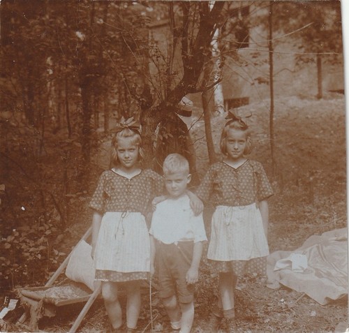 Vintage foto kinder - vintage, in