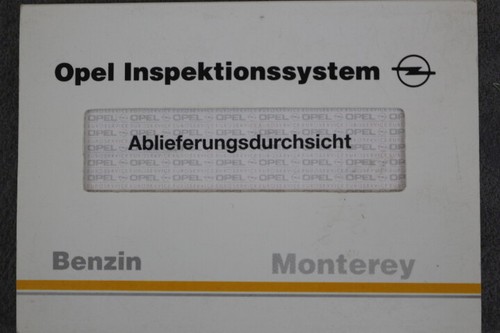 Opel monterey benzin - benzin,