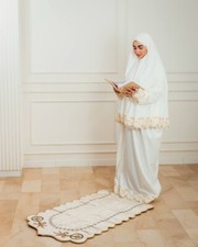 2-tlg Islamische Gebetskleidung Prayer Ohne Ärmel ,طقم صلاة,