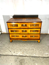 Louis Seizekommode in Kirschbaum mit Würfelmarketerie um 1790