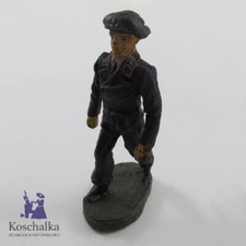Elastolinfigur Panzerfahrer