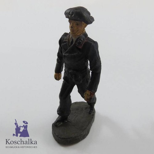 Elastolinfigur panzerfahrer - elastolinfigur,