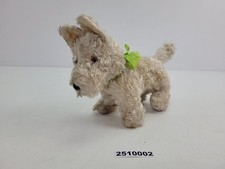 Spielzeug Hund Holzwolle Glasaugen Stofftier Kuscheltier Plüschtier #2510002