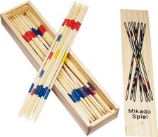 Mikado spiel holzbox - mikado,