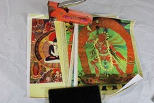 B10/ 5x Buddhistisches Thangka