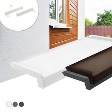 Fensterbrett Fensterbank Aluminium 60 cm - 200 cm Aussen Endkappen 
