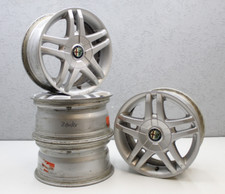 4x 15 Zoll ALUFELGEN Original Zender + ALFA Romeo + 7x15 ET35 + 06705 ZP + 5x100