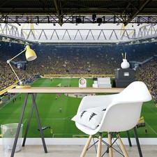 BVB Stadion Fototapete Borussia Dortmund Tapete Fußballstadion Gr. 3,66m x 2,54m
