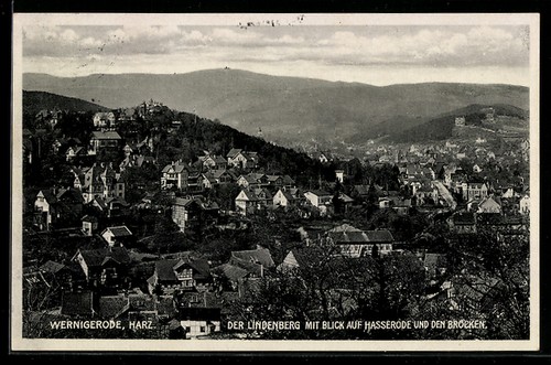 Wernigerode harz der - ak, /harz,