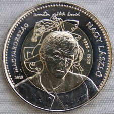 **NEW**UNGARN /HUNGARY_100 Forint 2025_100th Birthday Nagy Laszlo_Bi-Metall_unc