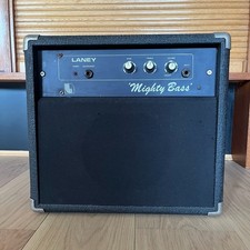 Vintage 1970s Laney Klipp Era Mighty Bass Guitar Combo Practice Amplifier
