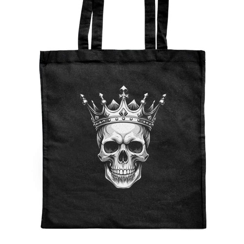 Shopper tasche crowned - shopper-tasche, skull'