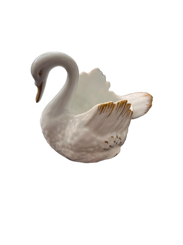 Vista alegre schwan - topf, vase