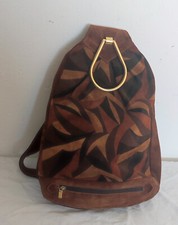 Rucksack brusttasche wildleder - rucksack,
