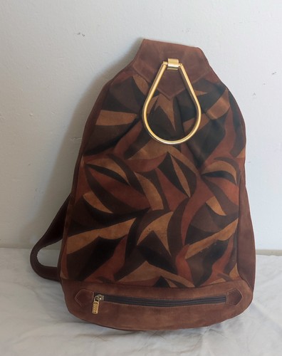 Rucksack brusttasche wildleder - rucksack,
