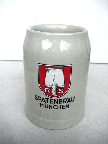 Originaler werbe bierkrug 25 - originaler, werbe-bierkrug