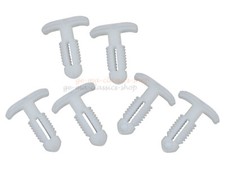 6x Clips Fronthaubendichtung VW Käfer 1303 Original Satz Halter Halteclips