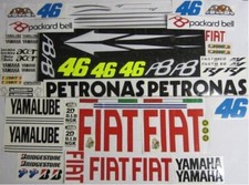 Aufkleber-Set Rossi FIAT 2010
