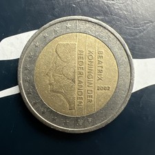 2 Euro Münze Niederlande 2002 ‼️Umlaufmünze Sammelmünze Kursmünze Gedenkmünze