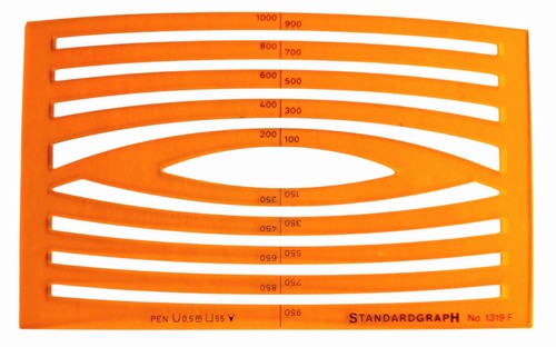 Standardgraph zeichenschablone - standardgraph,
