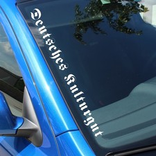 FS41 "Deutsches Kulturgut" Frontscheibenaufkleber Aufkleber Oracal 751C Folie