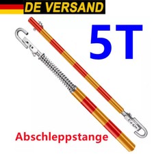 Sicherheits Abschleppstange Auto 5000 kg 5T PKW gedämpft Schleppstange 1,75 m DE