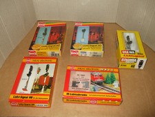 Konvolut Lichtsignale und IR-Lichtschranke mit Schalter für die Eisenbahnanlage