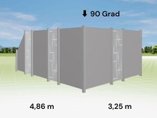 HPL Sichtschutzzaun Board XL