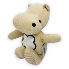 Hauck Nilpferd Schmusetier Baby Kuscheltier Plüschtier Creme Beige Fun for Kids