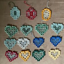 Hardanger Osterdeko Osterstrauß Herzen Blumen Handarbeit