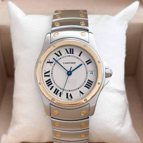 Cartier santos ronde stahl - cartier,