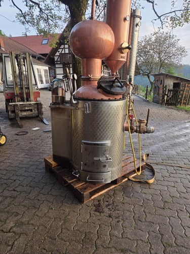 Gebrauchter brennkessel mit - gebrauchter,